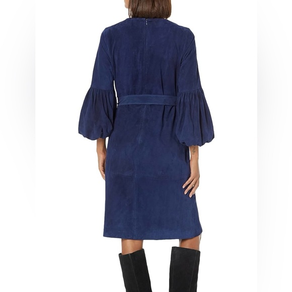 Women’s Trina Turk Priya Suede Dress NWT - Picture 2 of 9
